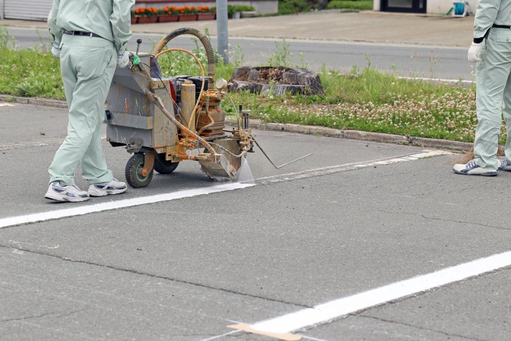 Professional Parking Lot Line Painting in Edmonton