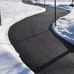 Residential Snow Removal work