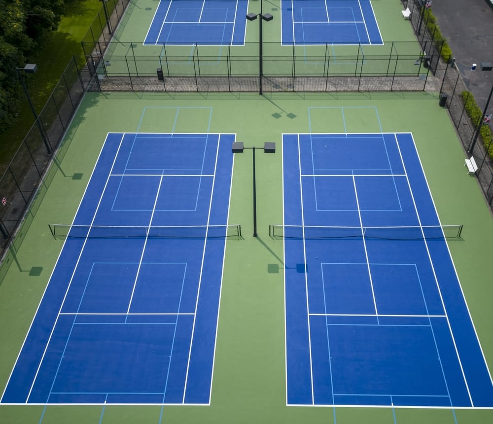 Tennis Courts Painting Edmonton Alberta Pro Pavement Markings